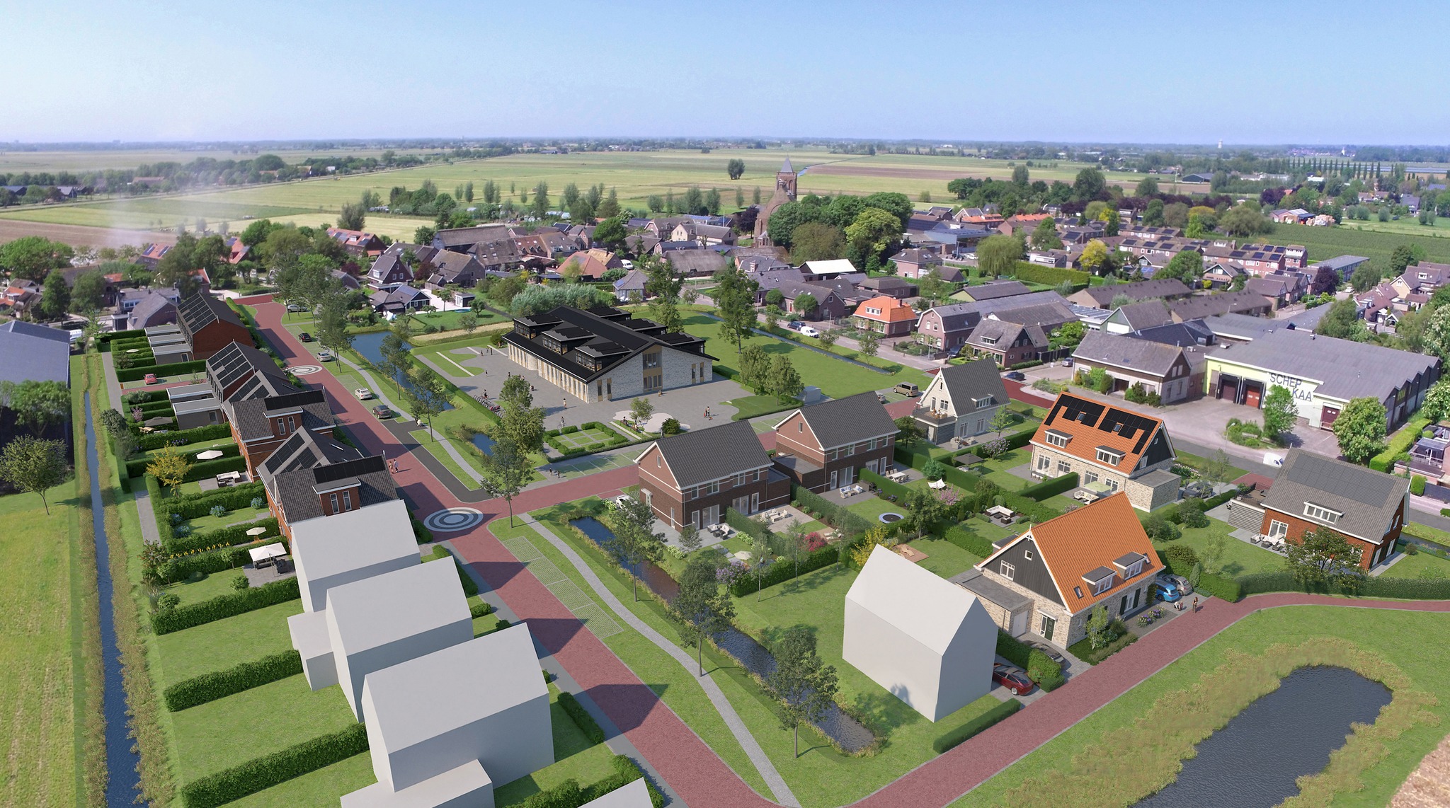 Gebiedsontwikkeling vanuit de lucht